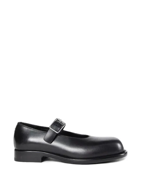 Ann Demeulemeester buckled leather loafers Black B0013874LT183
