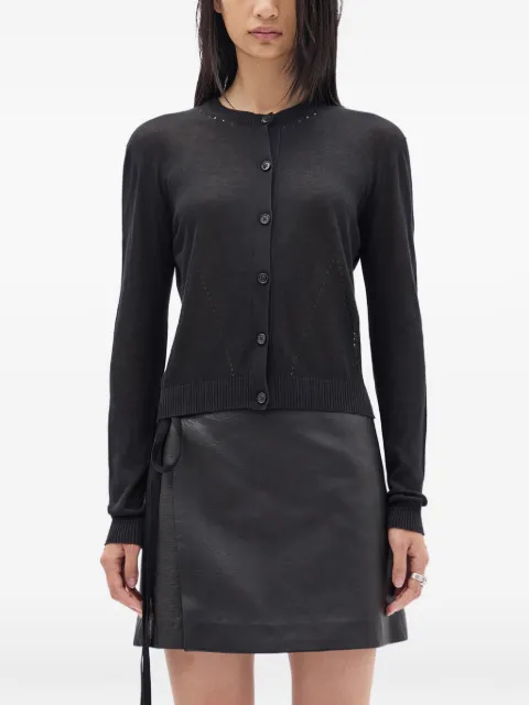 Ann Demeulemeester knitted cardigan Black B0013755FA052