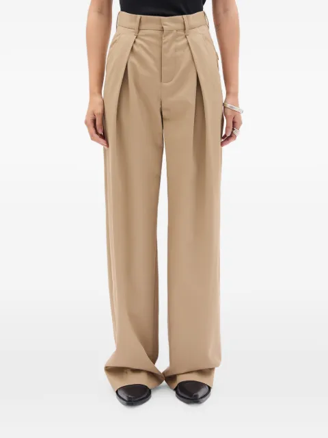 Ann Demeulemeester pleated wide-leg trousers Neutrals B0013774FA709