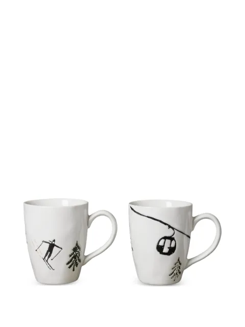 CU I SEEYOU Slalom mugs (set of two) White CU57734