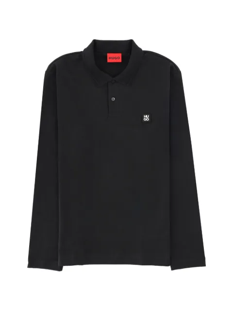 HUGO long-sleeves polo shirt Black 5055344110276770001