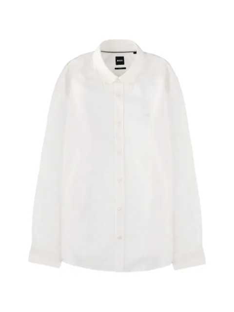 BOSS buttoned shirt White 50555920