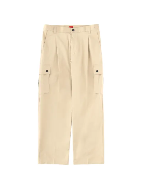 HUGO pleated cargo trousers Neutrals 5055318010276256269