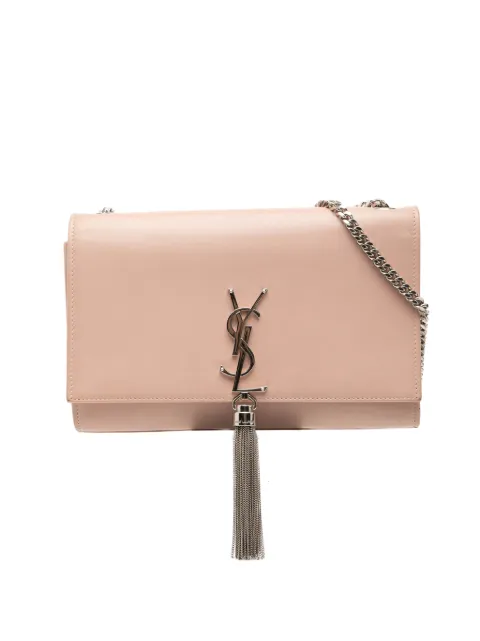 Saint Laurent Pre-Owned 2017 Medium Smooth Calfskin Classic Monogram Kate Tassel crossbody bag Pink YC9VT2LPRQPO9I3C