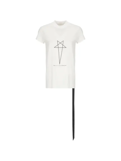 Rick Owens DRKSHDW Small Level graphic short-sleeve T-shirt White DS01F4208RNEP3