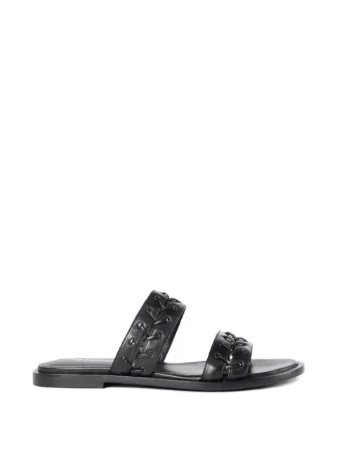 Ann Demeulemeester braided nappa leather sandals Black B0013873LT187