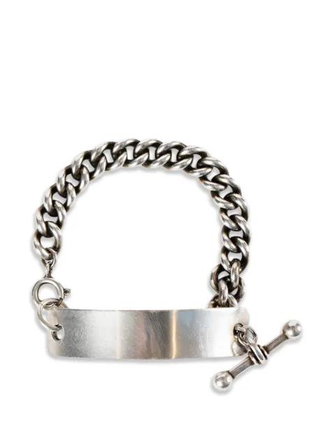 Ann Demeulemeester Doa chain detail bracelet Silver B0013708OT018