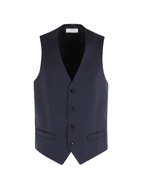 LUIGI BIANCHI MANTOVA button waistcoat Blue 5311355098