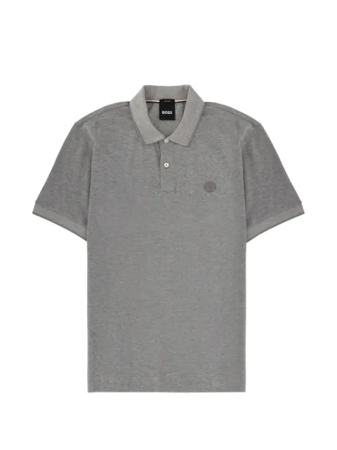 BOSS cotton polo shirt Grey 50555300