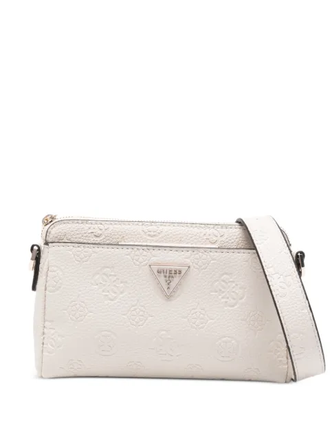 GUESS USA small logo-plaque crossbody bag Neutrals HWPD9888720OFL
