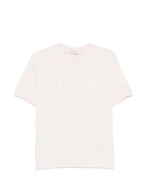 ANINE BING Jaylin crew-neck short-sleeve T-shirt Pink A0812505