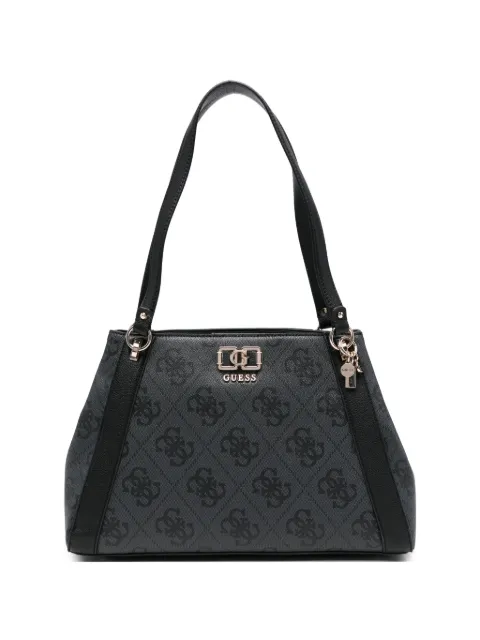 GUESS USA Karnilla monogram-pattern tote bag Grey HWOS9901220CLO