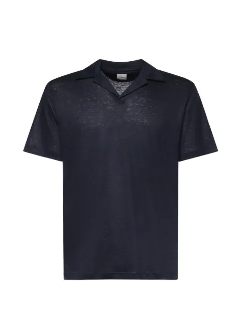 Eleventy revere-collar T-shirt Blue M75POLM02TES0M1