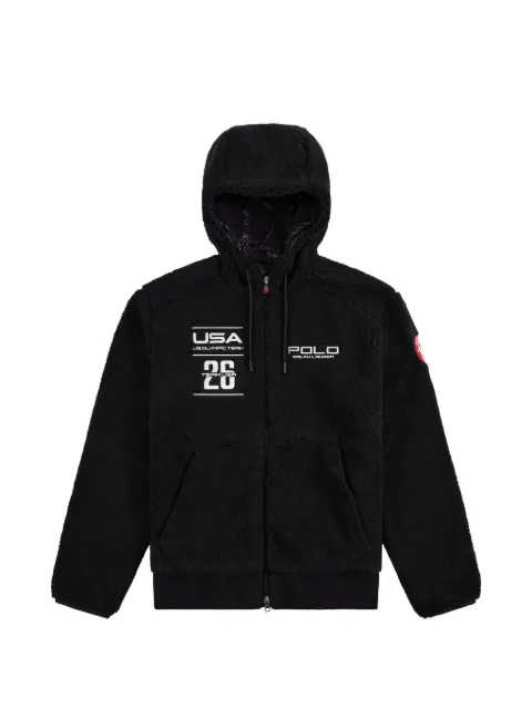 Polo Ralph Lauren Team USA Pile Fleece hoodie Black 710P05280001