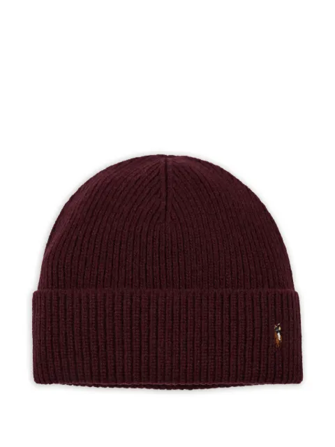 Polo Ralph Lauren signature-cuff beanie hat Red PC1564661