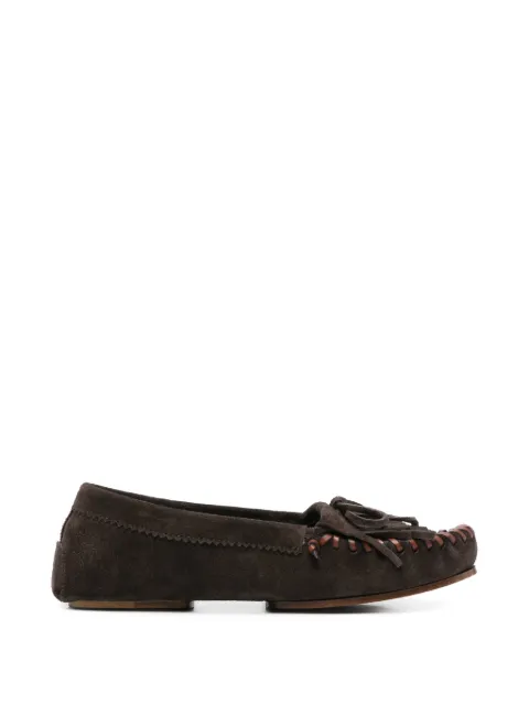 Paris Texas Indiana fringed-detail loafers Brown PX1580XV003