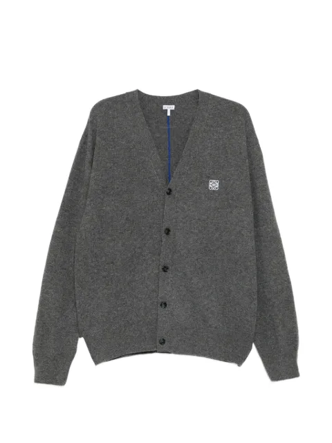 LOEWE logo-embroidered cardigan Grey H526Y16KAQ