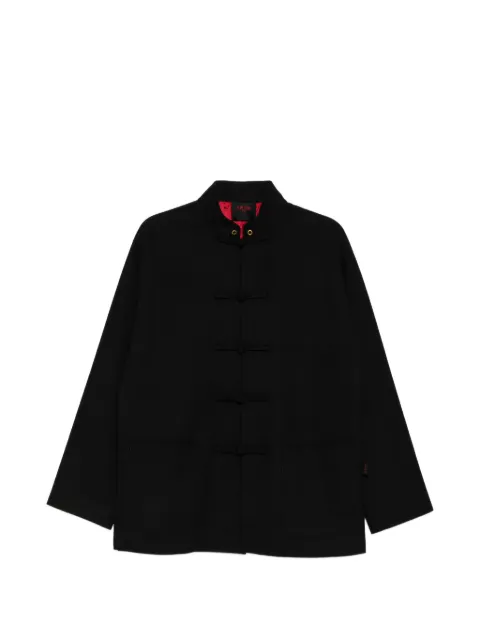 TEAM WANG design x JDB mandarin-collar jacket Black TWSK26A477BLACK