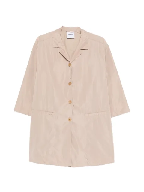 ASPESI button front coat Neutrals N632P00801047