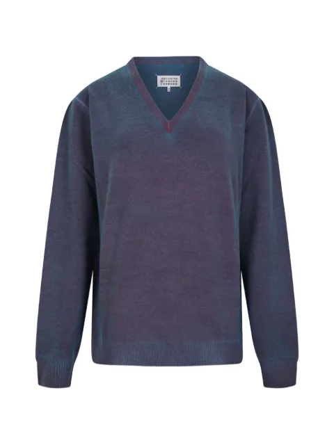 Maison Margiela V-neck sweater Blue S51HN0007M13224