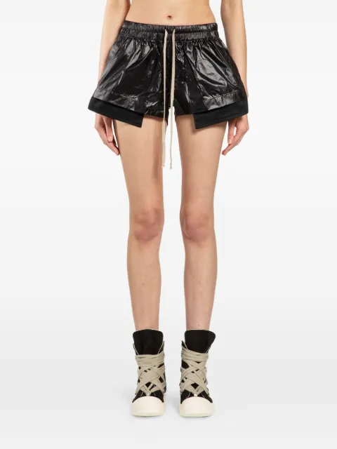 Rick Owens DRKSHDW drawstring boxer shorts Black DS01F4319NPS