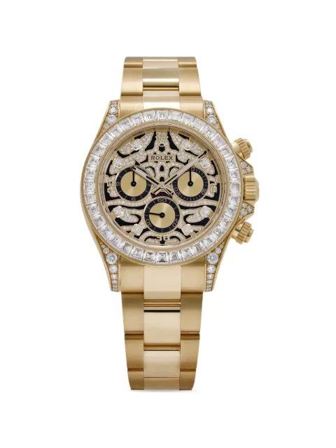 Rolex 2024 Daytona diamond 40mm watch Black 116598TBR
