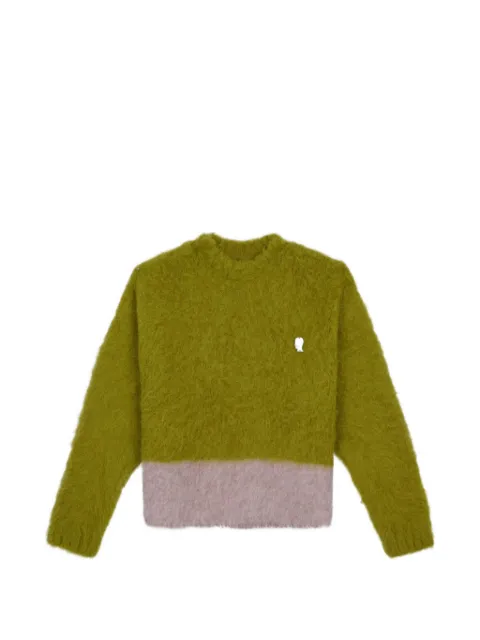 Brain Dead long-sleeve sweater Green P26T10004822