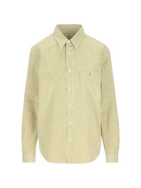 Saint Laurent Cassandre cotton shirt Neutrals 861080Y260D