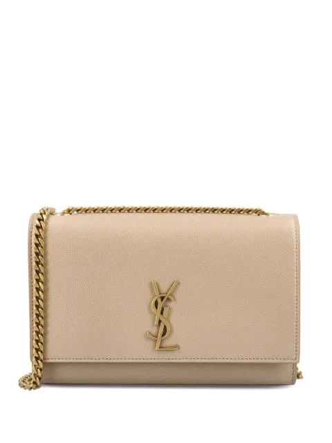 Saint Laurent New small KATE bag in grain-of-powder leather Neutrals 851504AAGBE