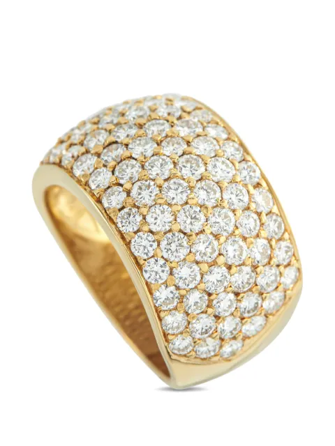 LB Exclusive yellow gold wide band ring Gold MF40122325