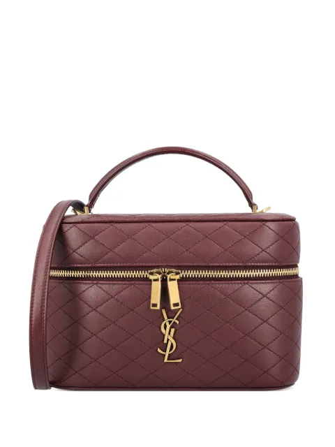 Saint Laurent Gaby large vanity bag in lambskin Red 8515721EL07