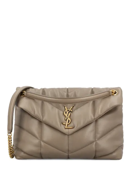 Saint Laurent medium puffer bag in lambskin leather Neutrals 5774751EL07