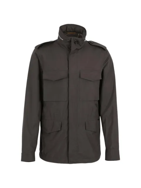 Moorer buttoned pocket jacket Brown MOUGI101155