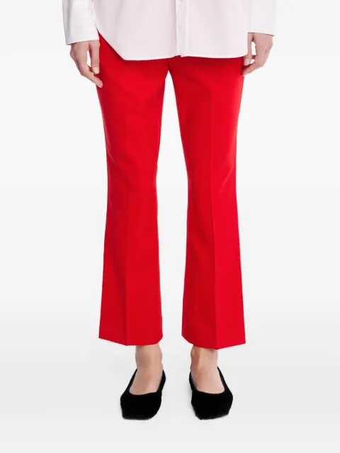 Maria McManus high-waisted pocket trousers White PT005WBWCRMRDA