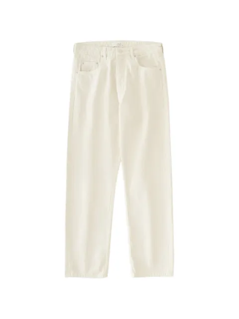 Studio Nicholson Riso five-pocket jeans Neutrals RISOSNM1321GARMENTDYEDENIMPARCHMENT