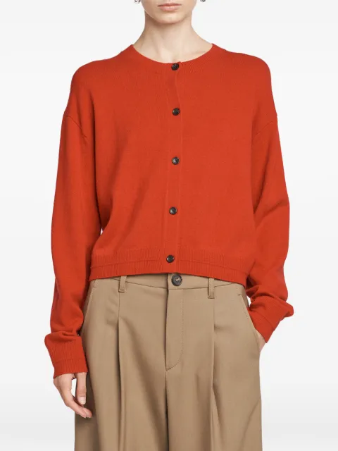 Maria McManus drop shoulder cardigan Red KN00380RYCREDA