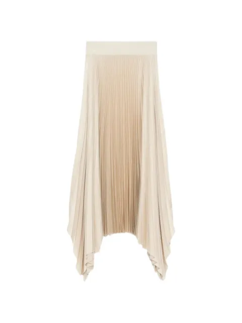 JOSEPH Ade pleated midi skirt Neutrals JF009604