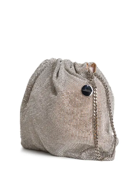 TWENTY FOURHAITCH rhinestone chain bucket bag Silver 2262PARGENTO