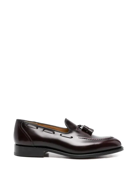 Church's Kingsley tassel-detail leather loafers Red KINSLEYS
