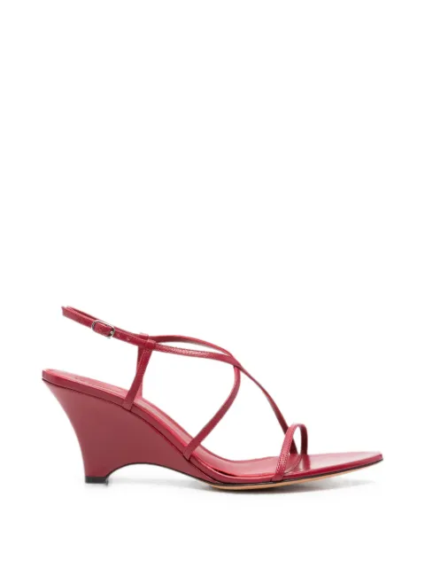 Le Monde Beryl Rio wedge sandals Red RIWCALLIP