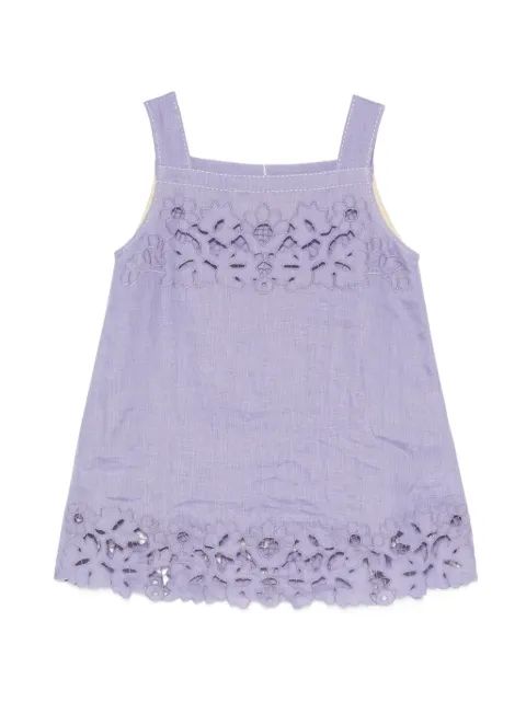 Vita Kin Galatea square-neck top Purple LEBLS0272GAL2