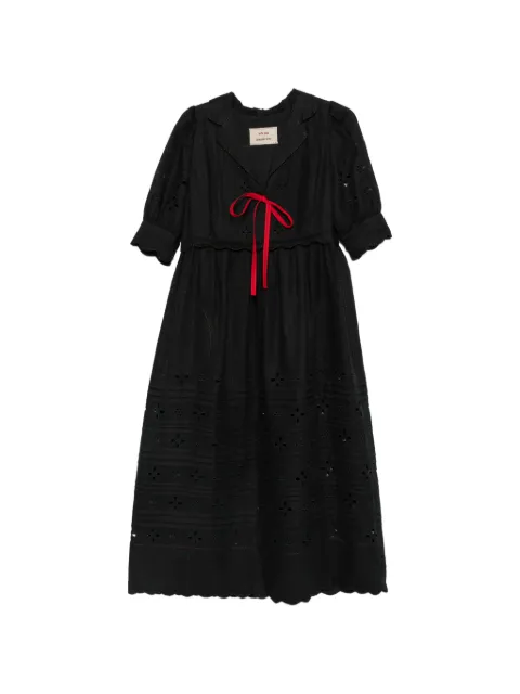 Vita Kin Bari midii dress Black LEDM0277VBRI2