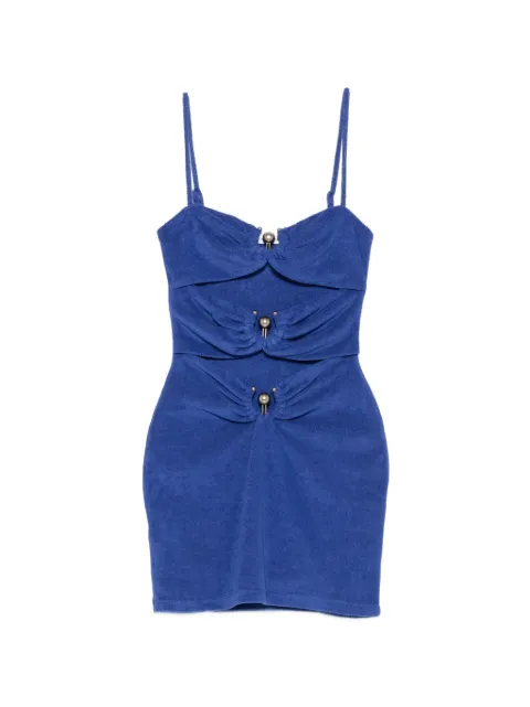 Christopher Esber pierced mini dress Blue 26023792