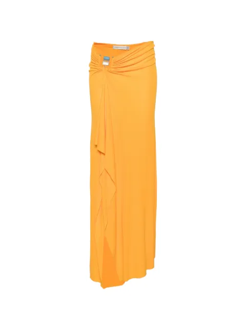 Christopher Esber Bezel Quartz maxi skirt Orange 26014746