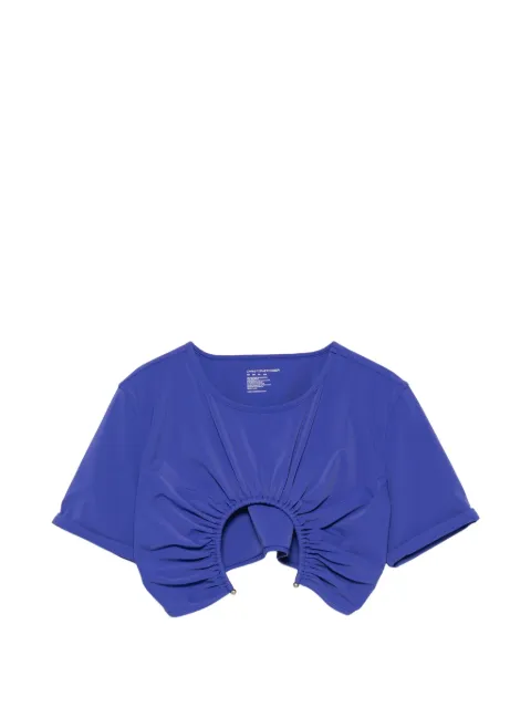 Christopher Esber U-prong short-sleeve top Blue 23027031