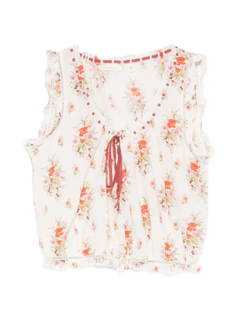 DÔEN floral-print blouse White 38791946T