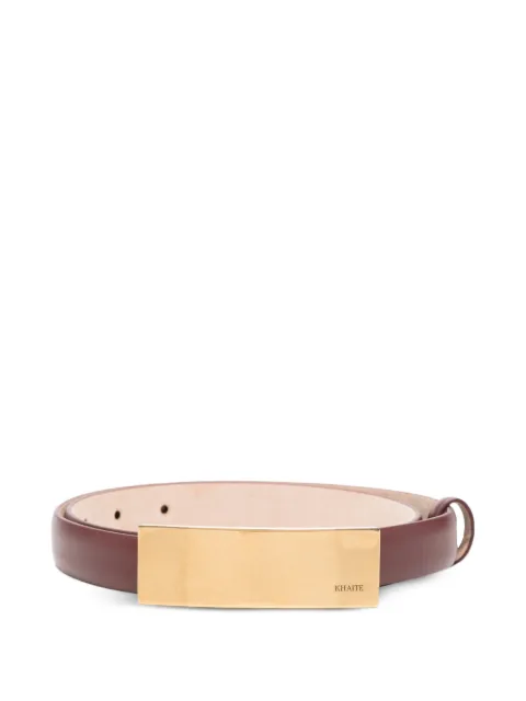 KHAITE Berlin leather belt Red 10187763