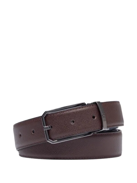 Lancel Leon dark brown metal belt Brown A13513ERTU