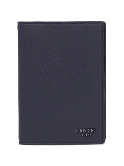 Lancel Driver 9CC zip-detail leather wallet Blue A1288313TU