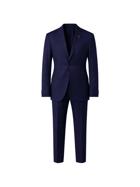 Pal Zileri logo-plaque wool suit Blue ZP39050E2XA002
